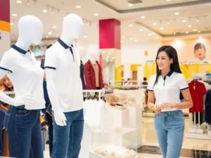 Cửa hàng bán áo thun Yody.