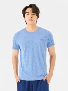 Áo thun Yody Nam T-shirt Thể Thao Nam Siêu Nhẹ In Run