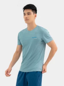 Áo thun Yody Nam T-shirt Thể Thao Siêu Nhẹ In Ngang Ngực