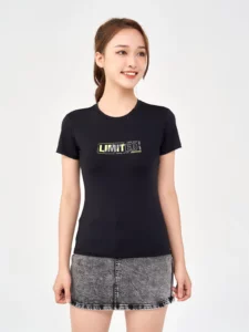 Áo Thun Yody Thể Thao Nữ In Ngực Limited Cao Cấp