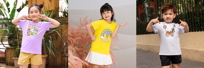 TOP bán chạy áo phông Yody trẻ em.