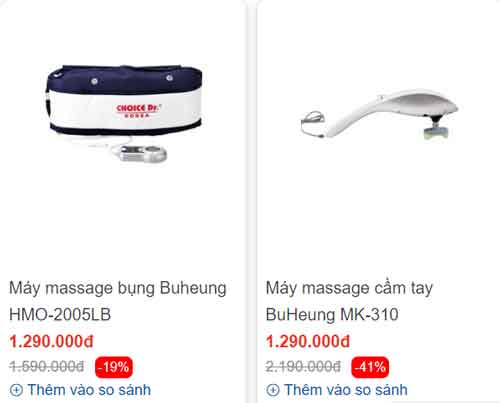 Máy Massage Cầm Tay Nguyễn Kim tận hưởng mọi lúc, mọi nơi
