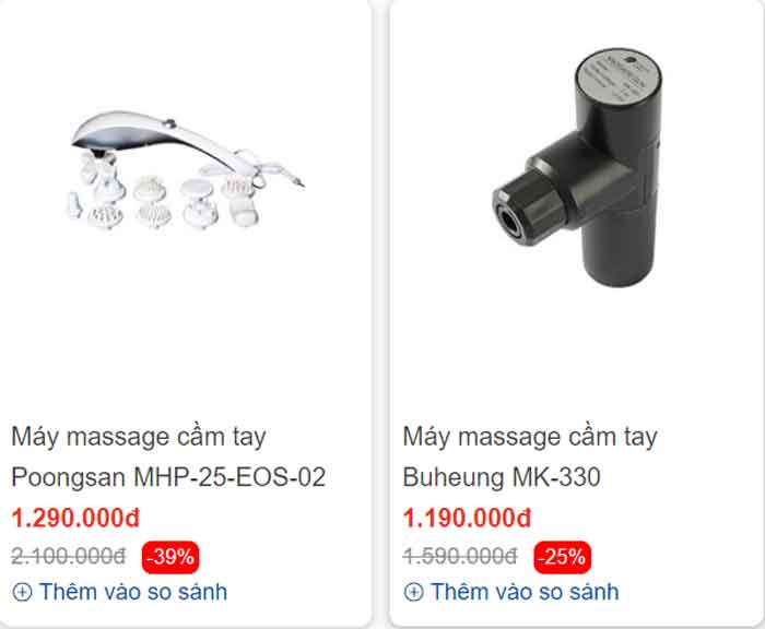 Hiệu quả đáng kinh ngạc của máy massage cầm tay Nguyễn Kim